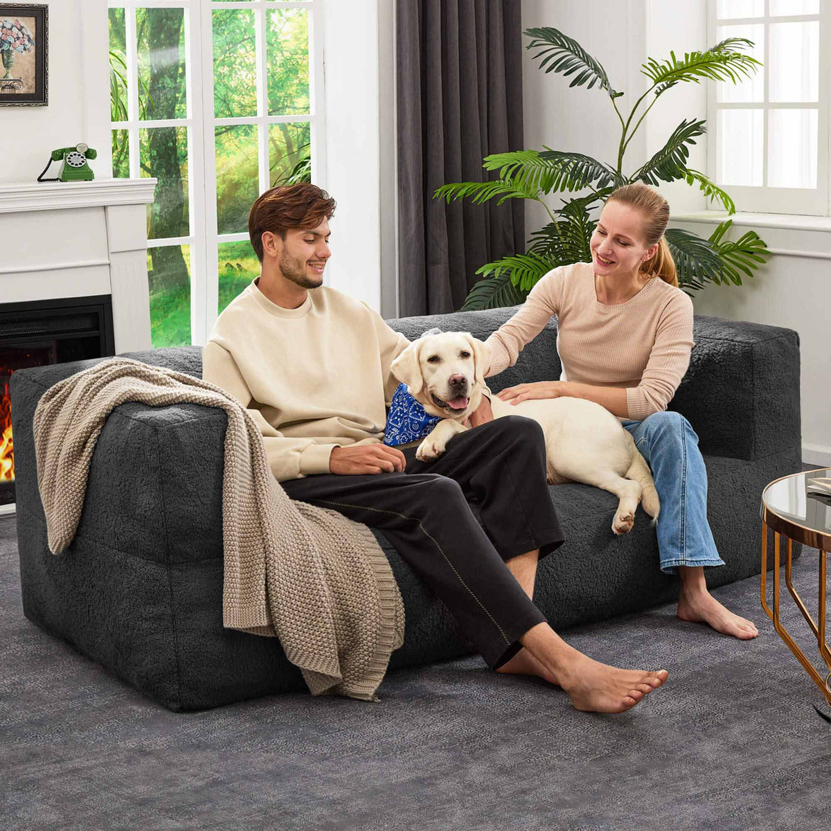 HABUTWAY® Modern Loveseat Couch Sofa