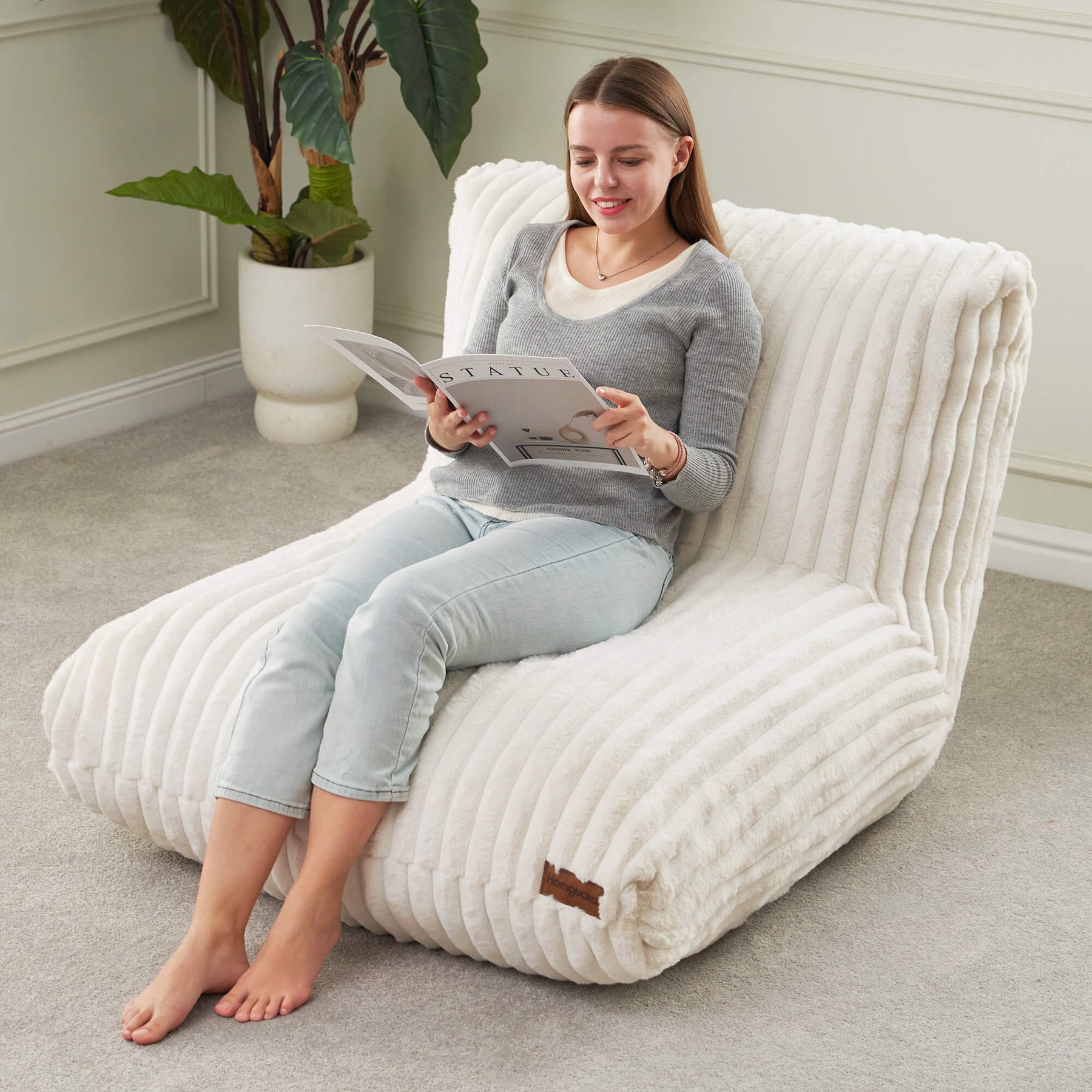 HABUTWAY® Short Corduroy Sofa