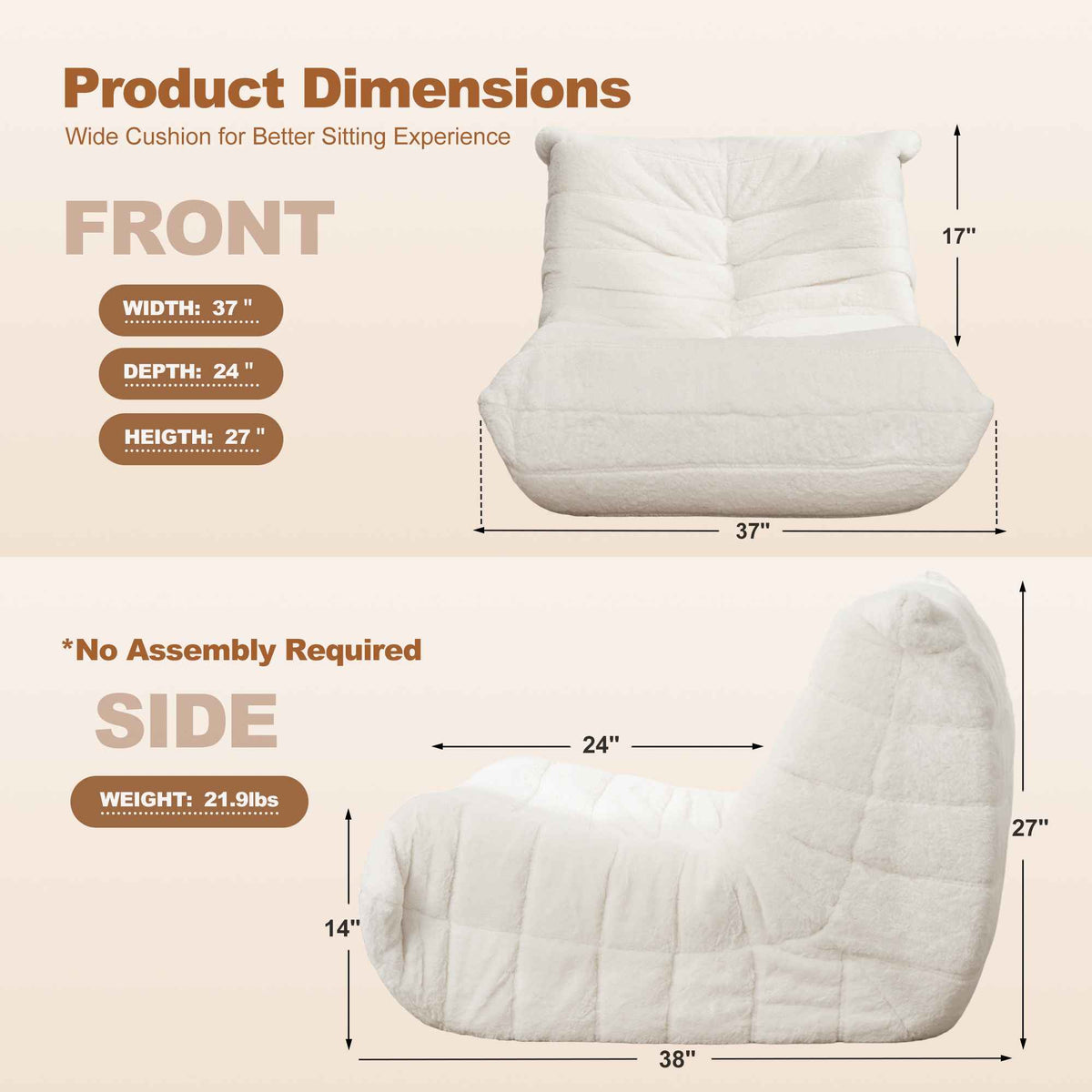 HABUTWAY® Memory Foam Chair