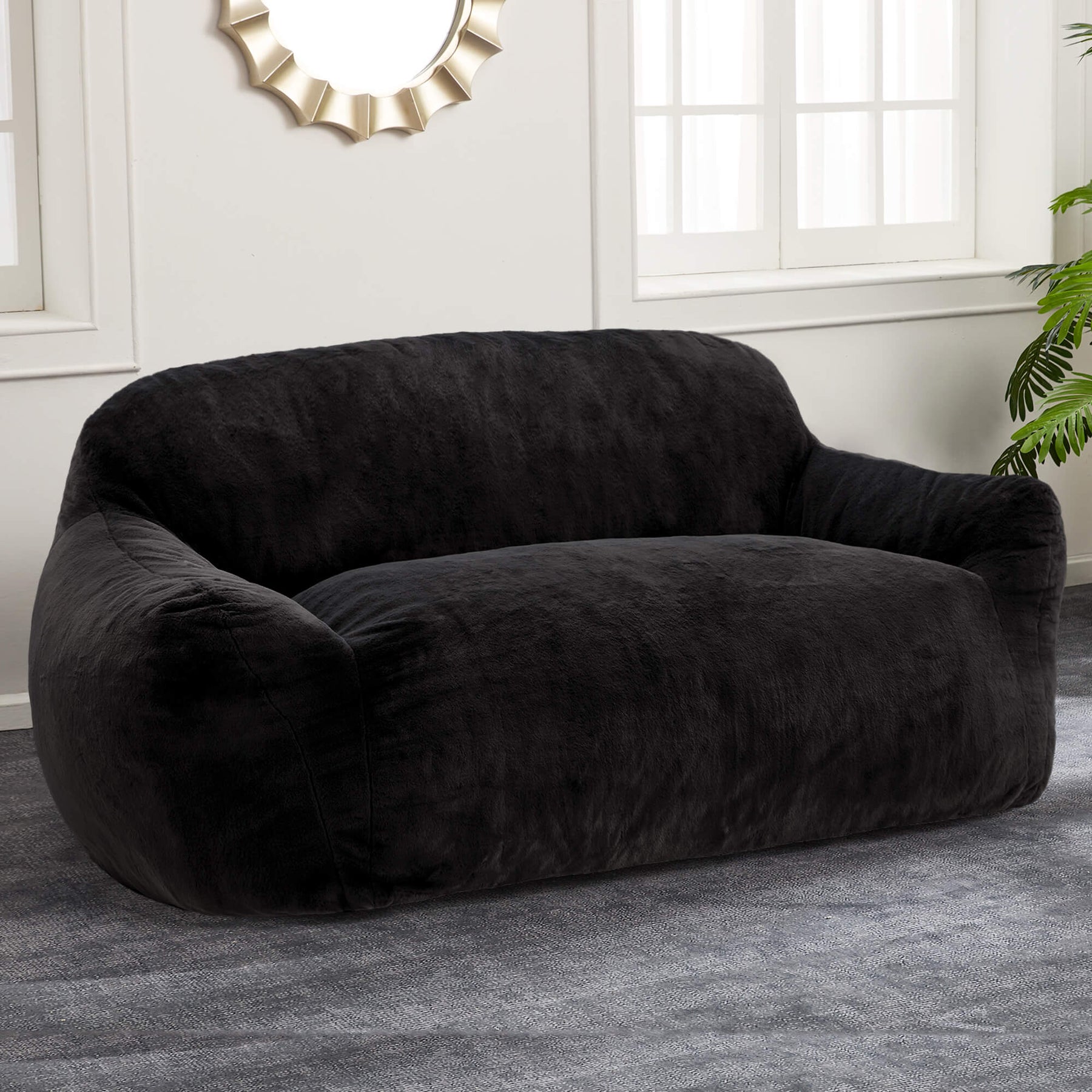 HABUTWAY® Giant Foam-Filled BeanBag Sofa