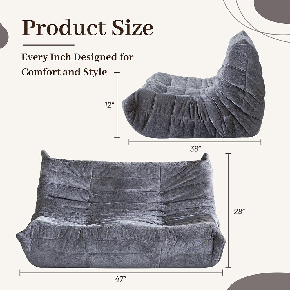 HABUTWAY® Bean Bag Memory Foam Sofa