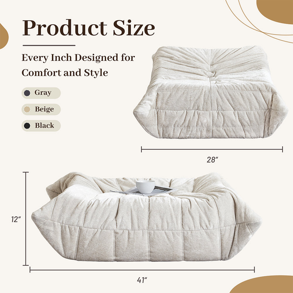 HABUTWAY® Bean Bag Memory Foam Sofa