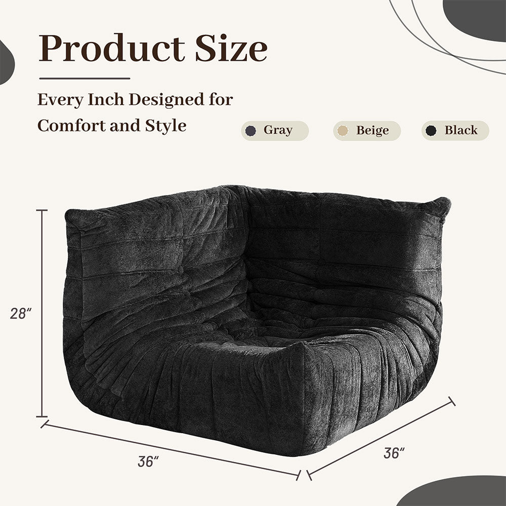 HABUTWAY® Bean Bag Memory Foam Sofa