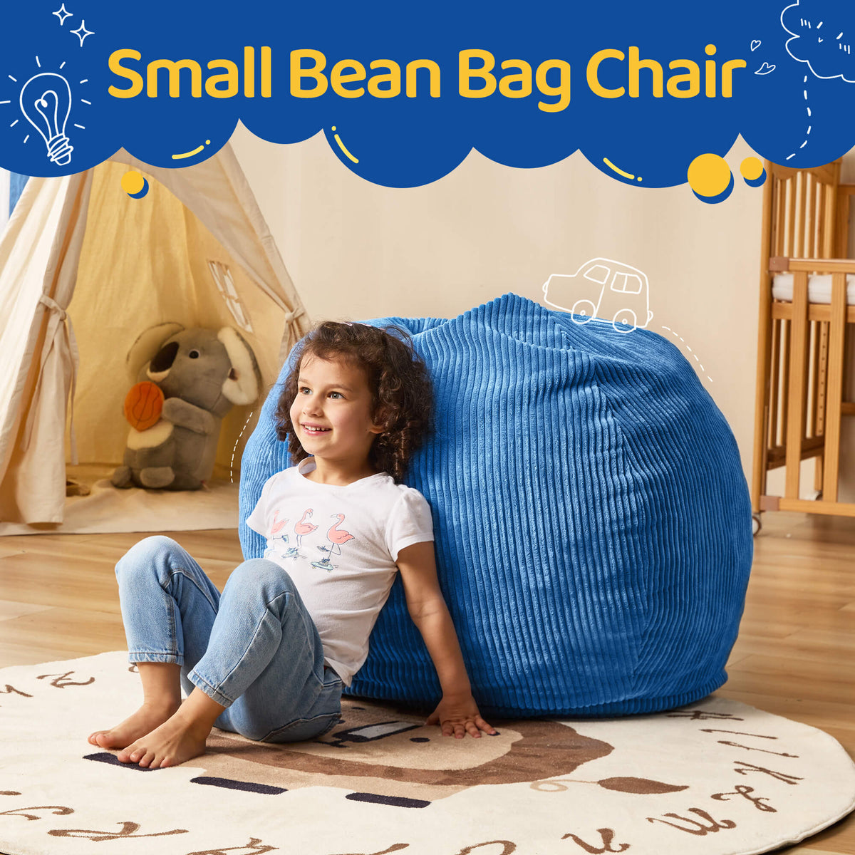 HABUTWAY® Teardrop Bean Bag Chair Children
