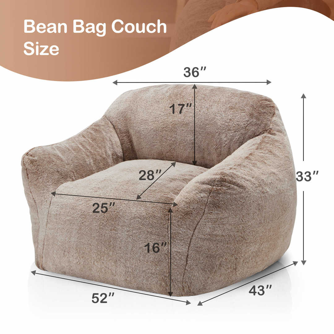 HABUTWAY® Giant Lazy Bean Bag Chair