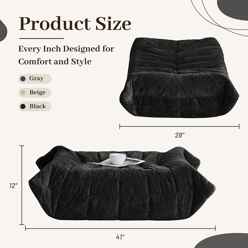 HABUTWAY® Bean Bag Memory Foam Sofa