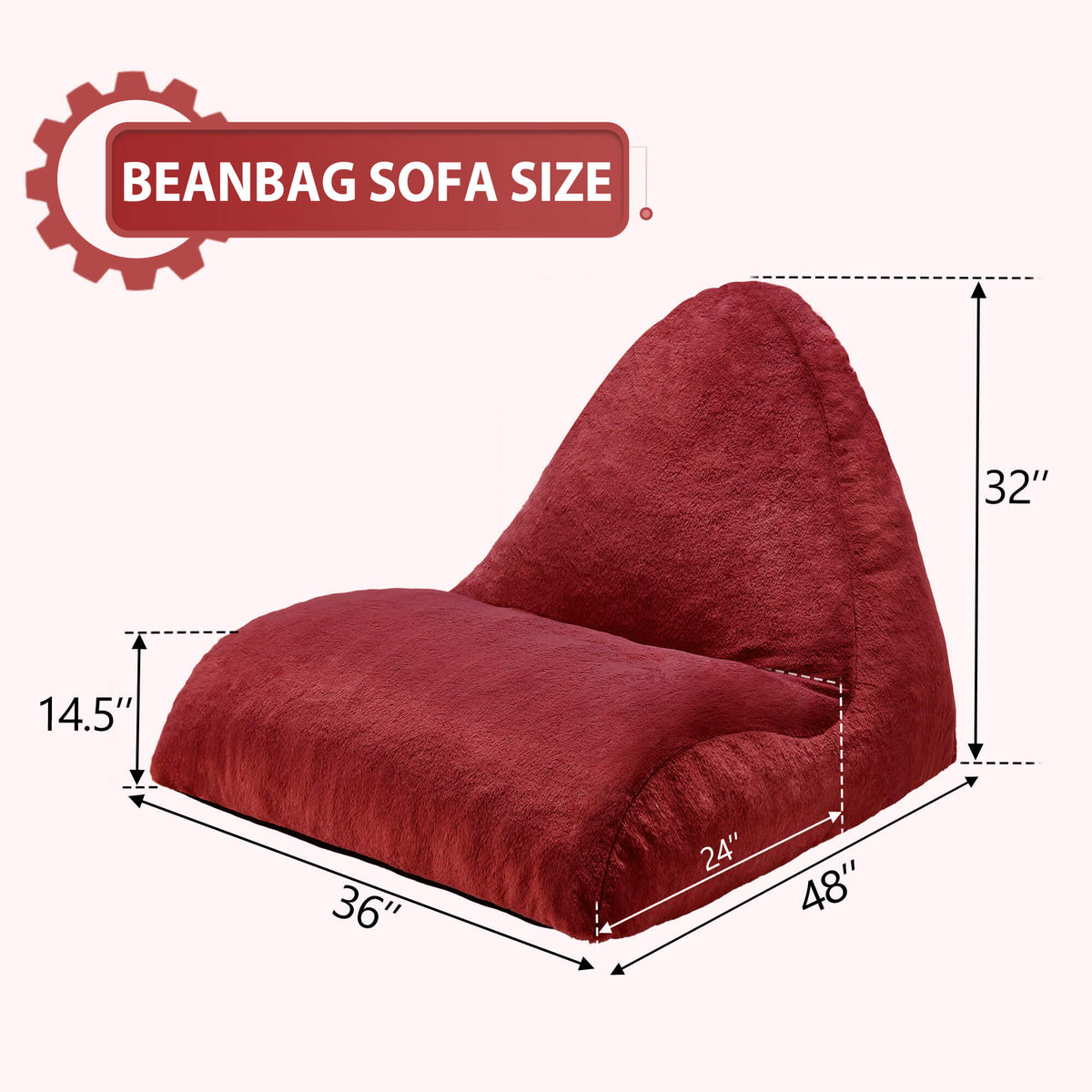 HABUTWAY® Triangle Sofa