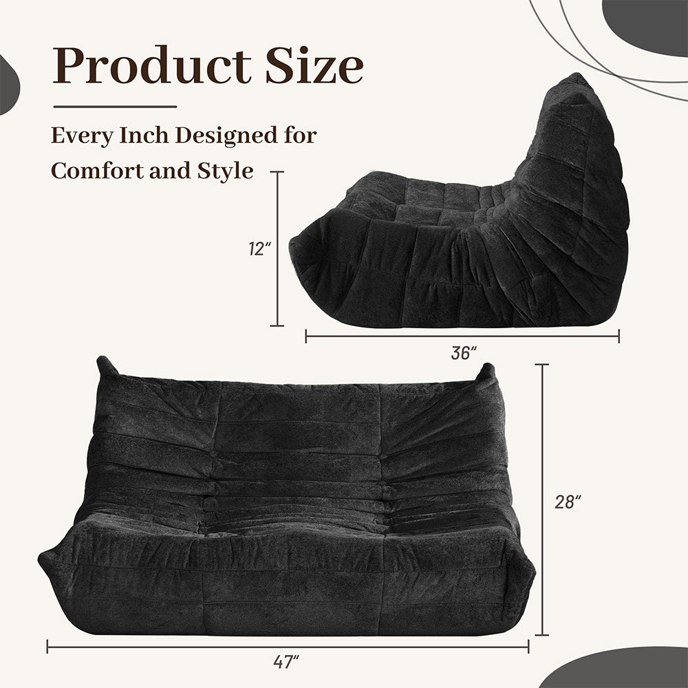 HABUTWAY® Bean Bag Memory Foam Sofa