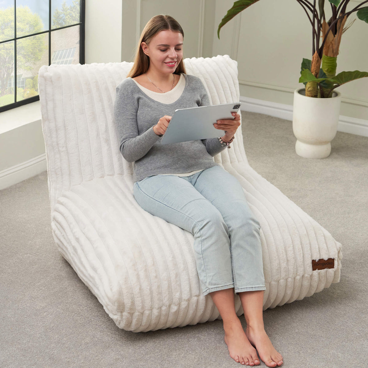 HABUTWAY® Short Corduroy Sofa