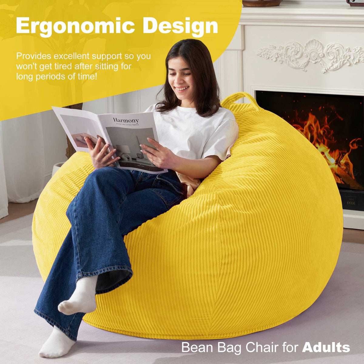 HABUTWAY® Teardrop Bean Bag Chair Adult