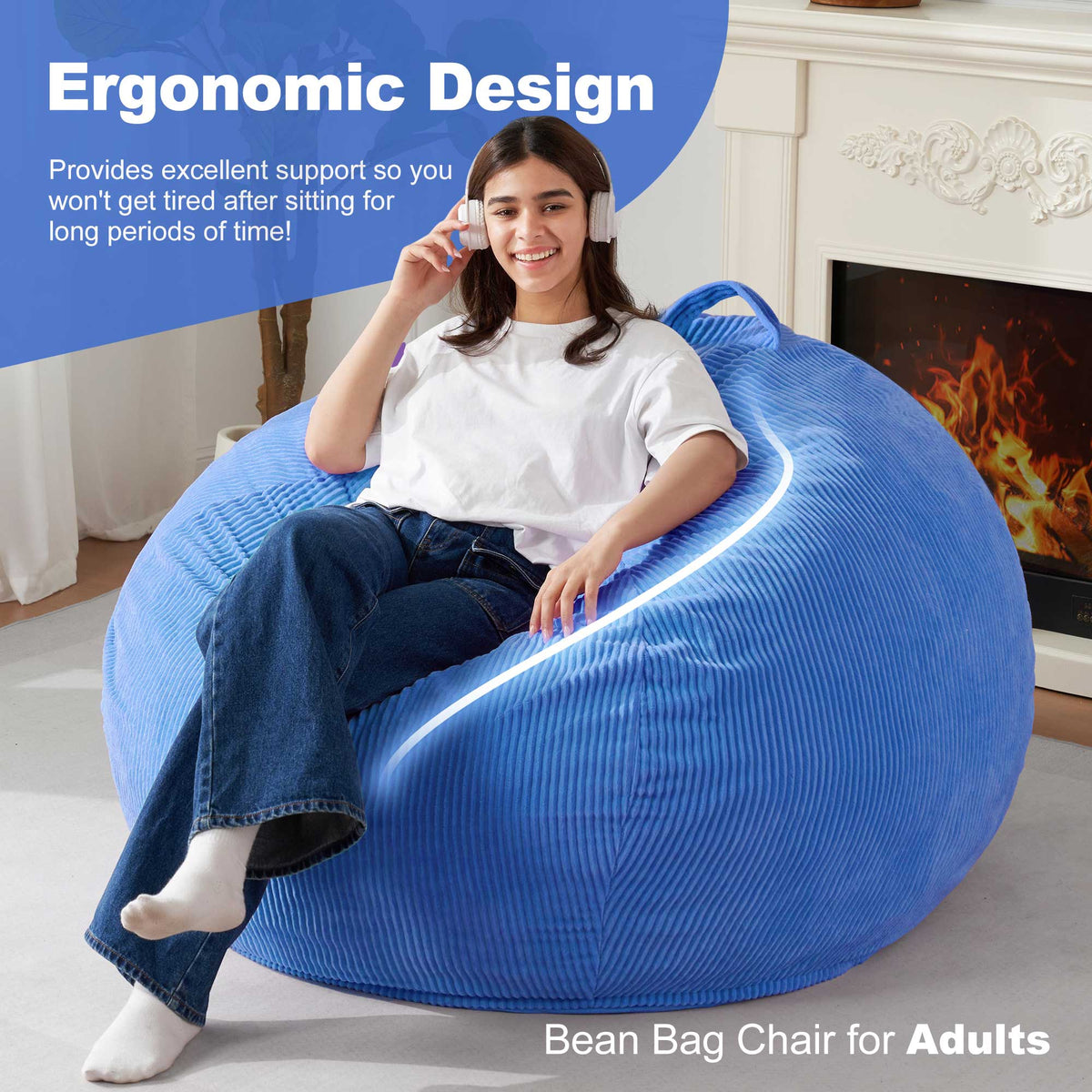 HABUTWAY® Teardrop Bean Bag Chair Adult