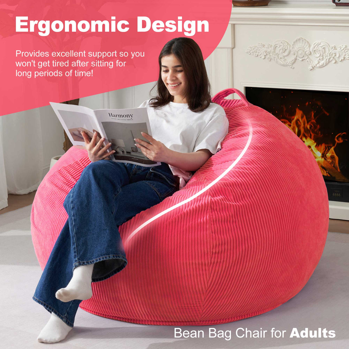 HABUTWAY® Teardrop Bean Bag Chair Adult