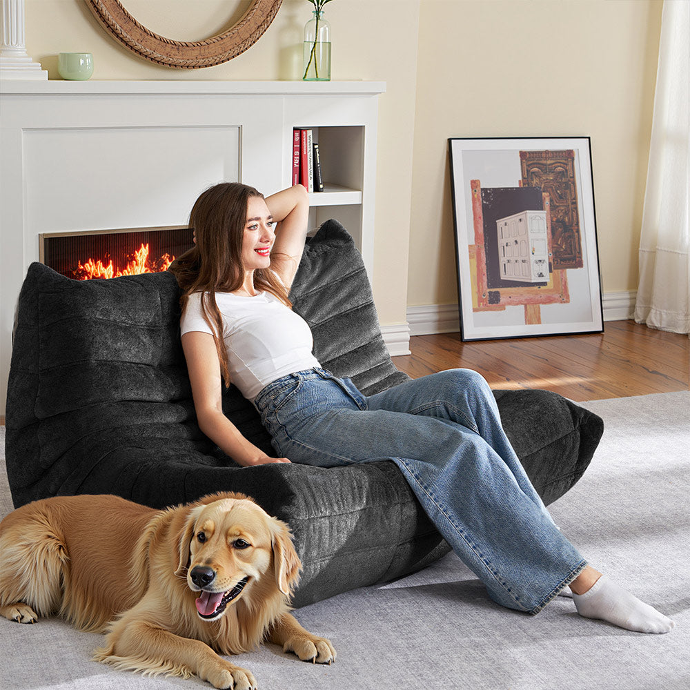 HABUTWAY® Bean Bag Memory Foam Sofa