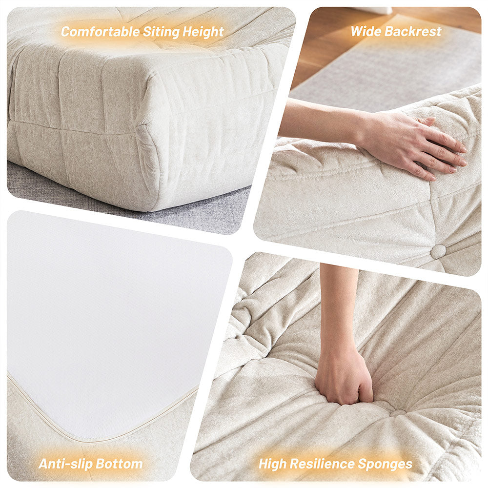 HABUTWAY® Bean Bag Memory Foam Sofa