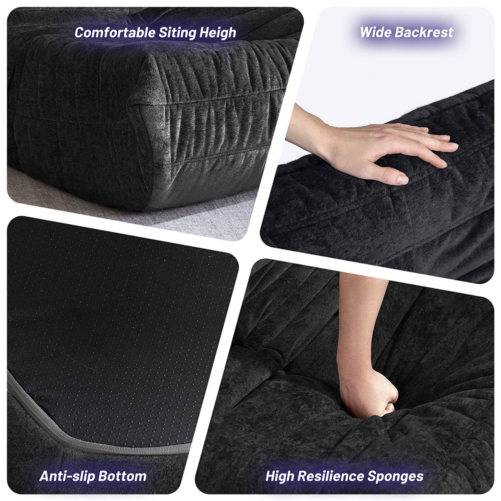 HABUTWAY® Bean Bag Memory Foam Sofa