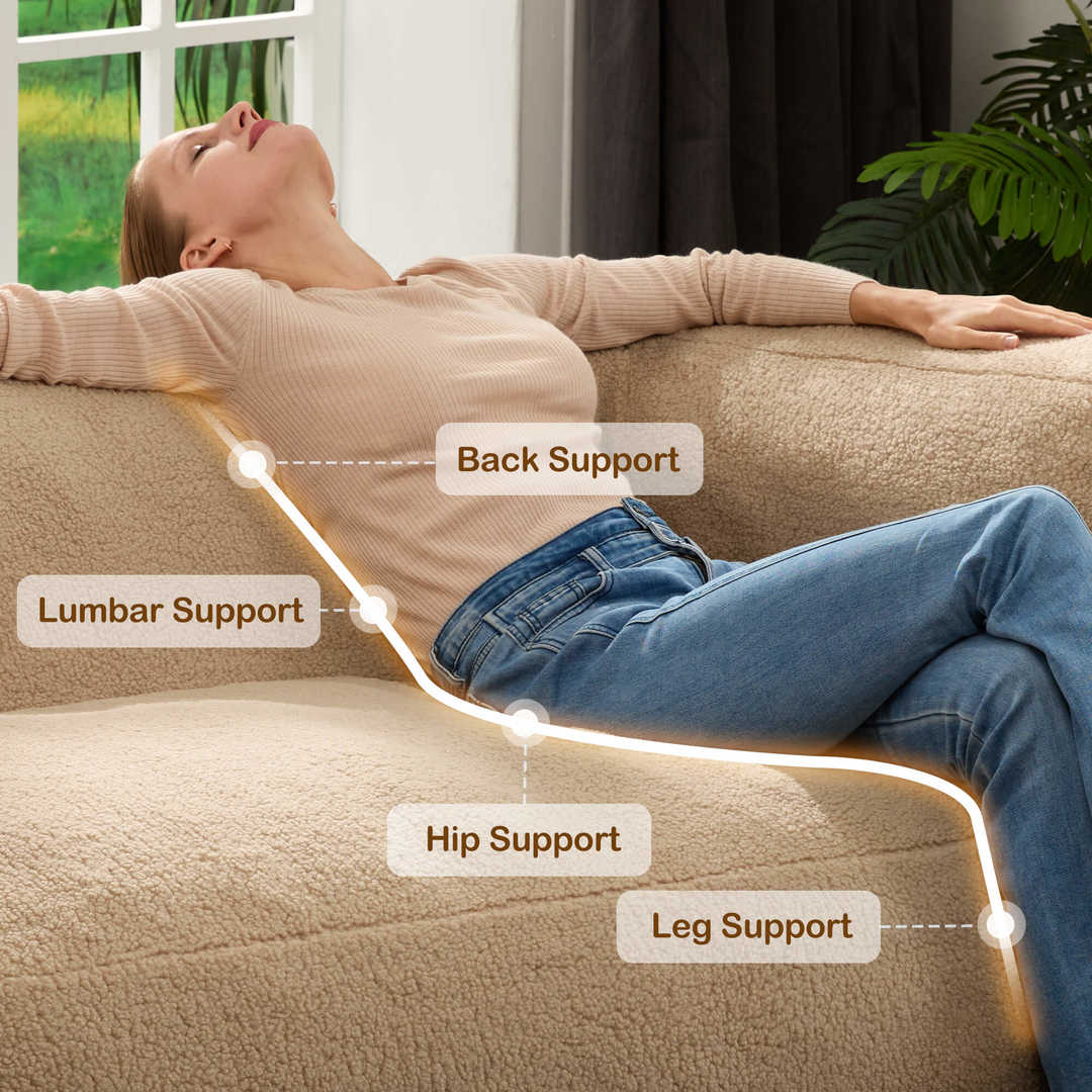 HABUTWAY® Modern Loveseat Couch Sofa