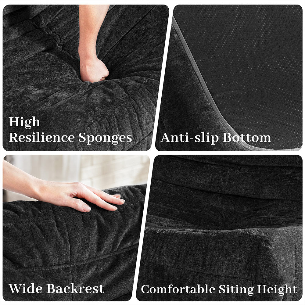 HABUTWAY® Bean Bag Memory Foam Sofa