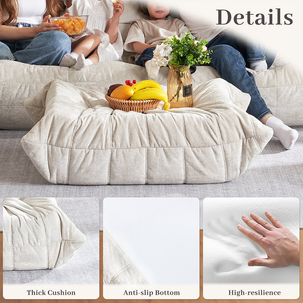 HABUTWAY® Bean Bag Memory Foam Sofa