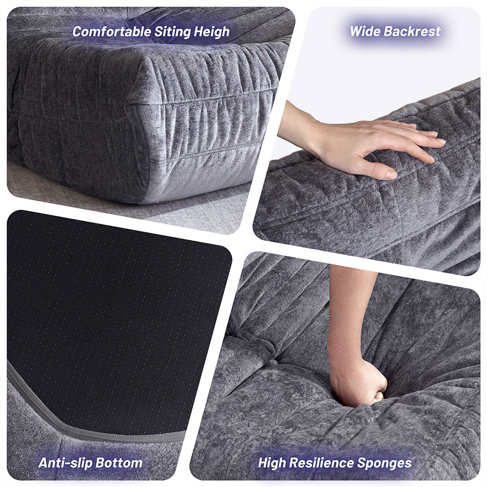 HABUTWAY® Bean Bag Memory Foam Sofa