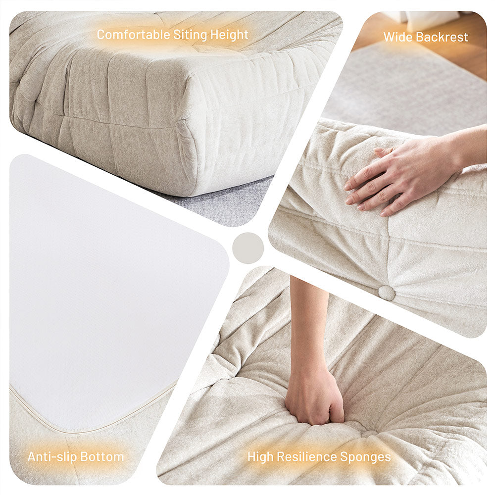 HABUTWAY® Bean Bag Memory Foam Sofa