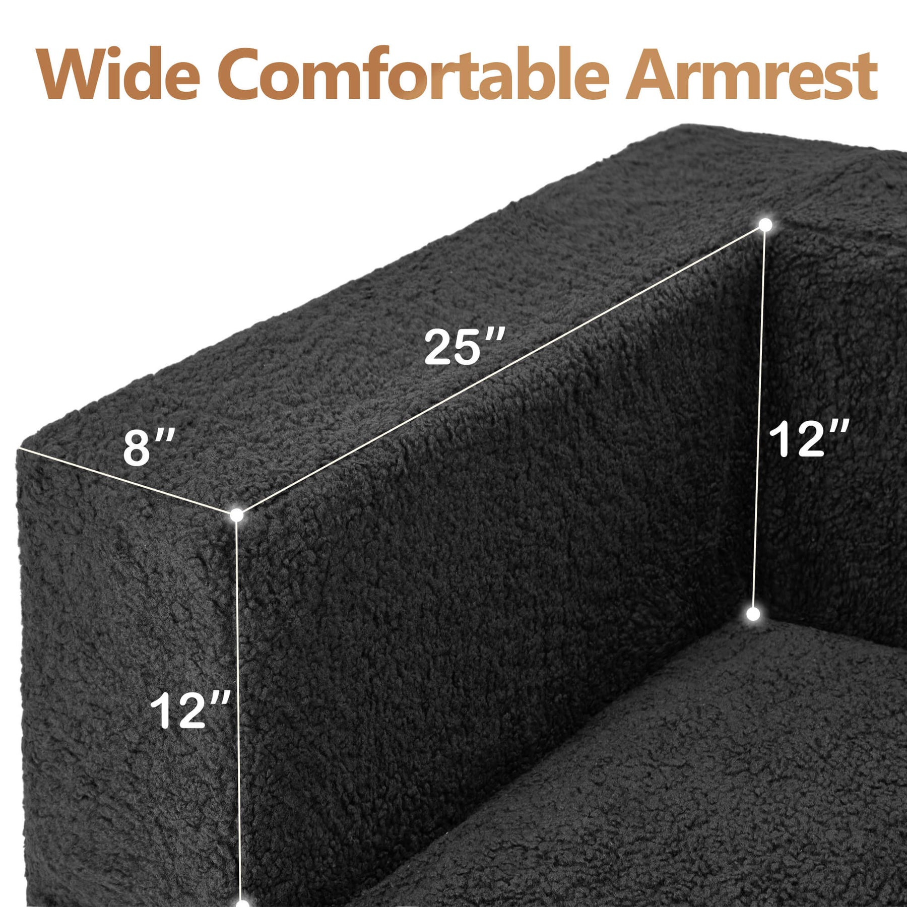 HABUTWAY® Modern Loveseat Couch Sofa