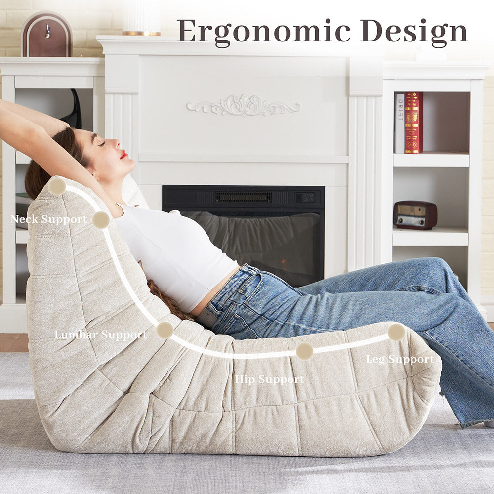 HABUTWAY® Bean Bag Memory Foam Sofa