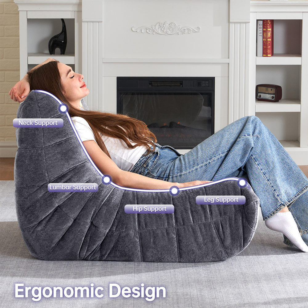 HABUTWAY® Bean Bag Memory Foam Sofa
