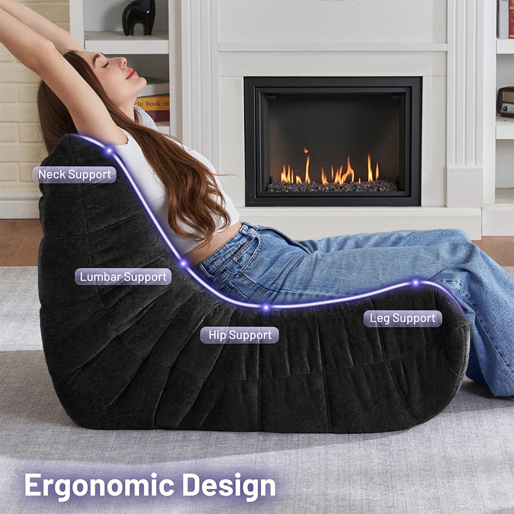 HABUTWAY® Bean Bag Memory Foam Sofa
