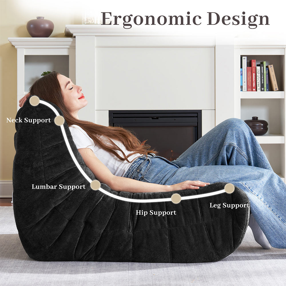 HABUTWAY® Bean Bag Memory Foam Sofa