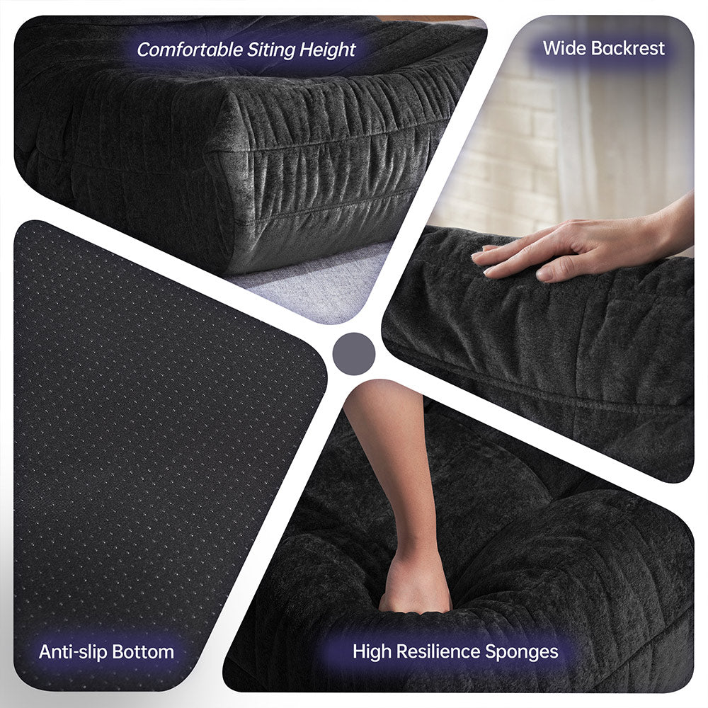 HABUTWAY® Bean Bag Memory Foam Sofa