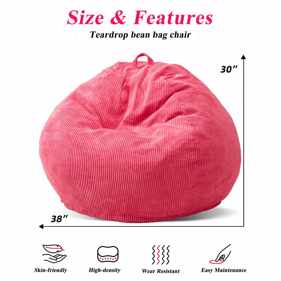 HABUTWAY® Teardrop Bean Bag Chair Adult