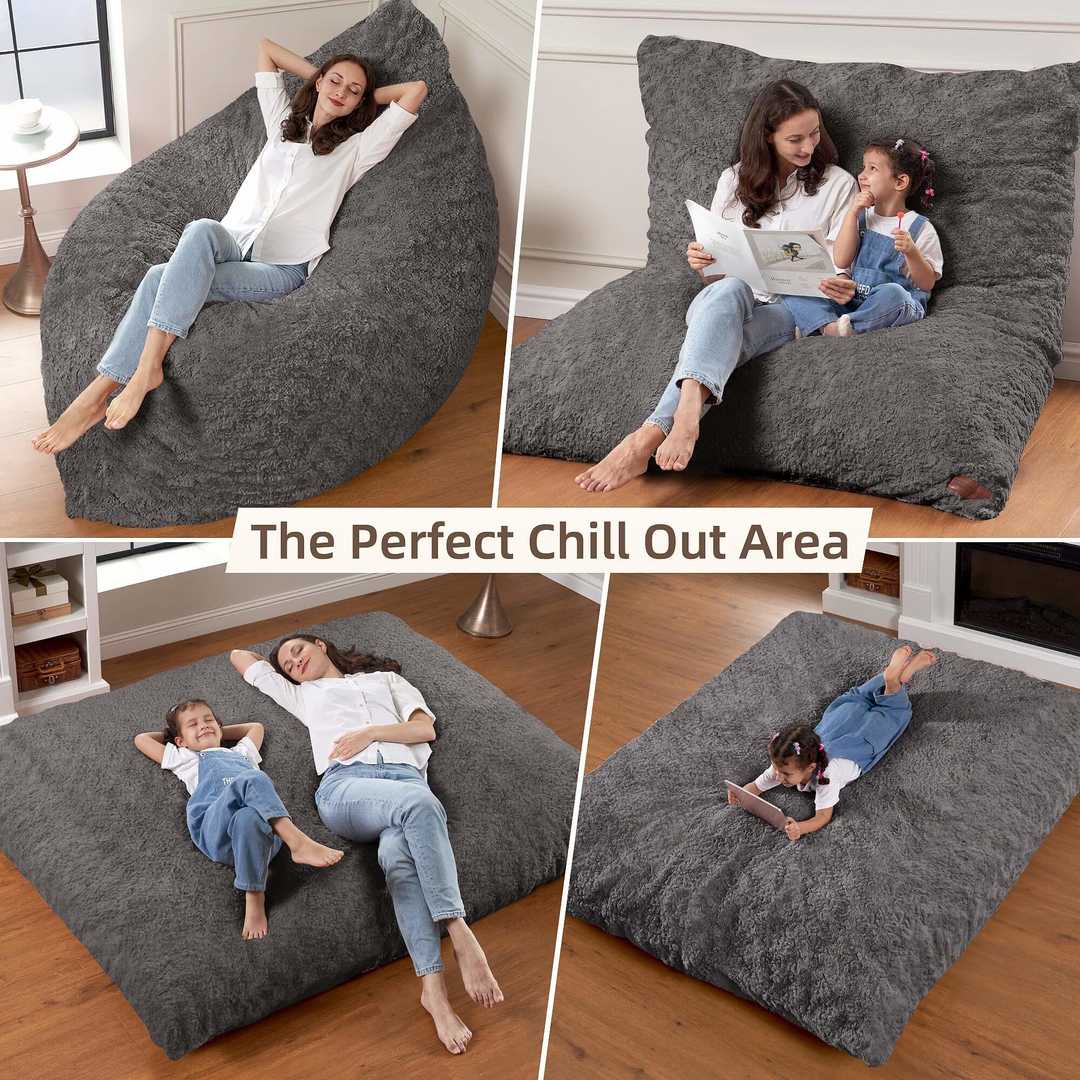 HABUTWAY® 3 in 1 Bean Bag Chair