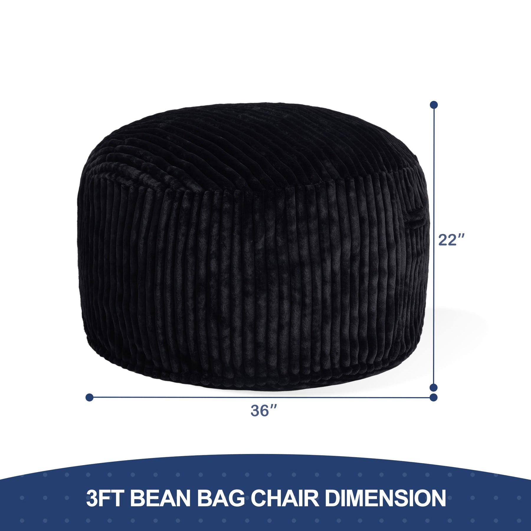 HABUTWAY® Foam Bean Bag Chair
