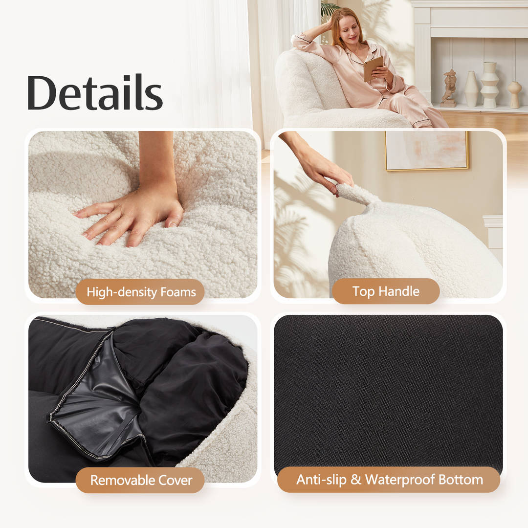 HABUTWAY® Single Bean Bag Sofa