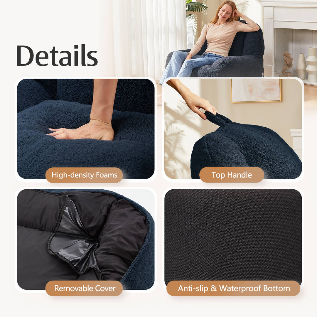 HABUTWAY® Single Bean Bag Sofa