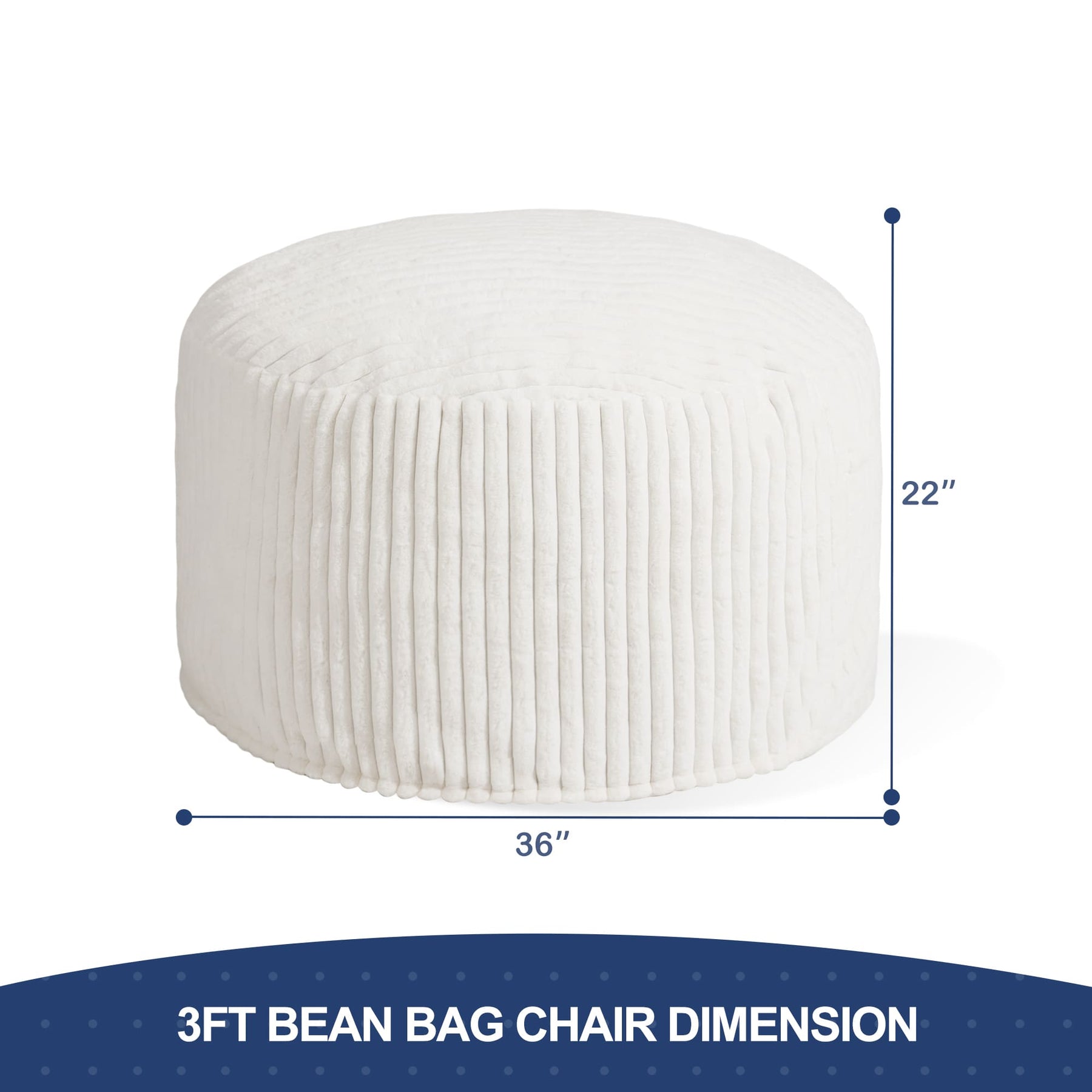 HABUTWAY® Foam Bean Bag Chair