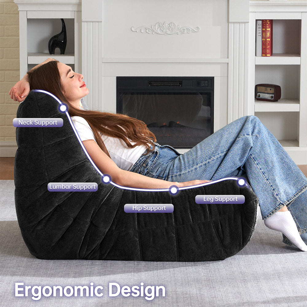 HABUTWAY® Bean Bag Memory Foam Sofa