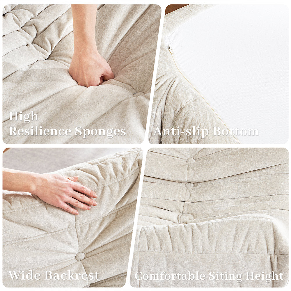 HABUTWAY® Bean Bag Memory Foam Sofa