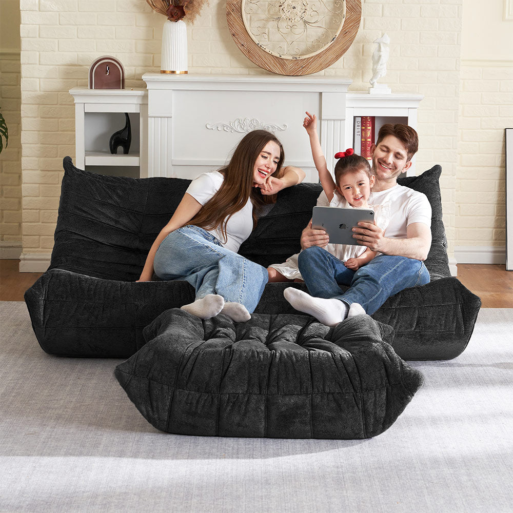 HABUTWAY® Bean Bag Memory Foam Sofa