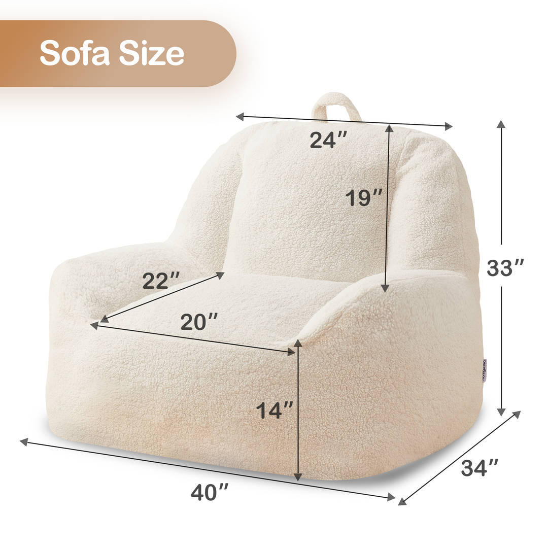 HABUTWAY® Single Bean Bag Sofa