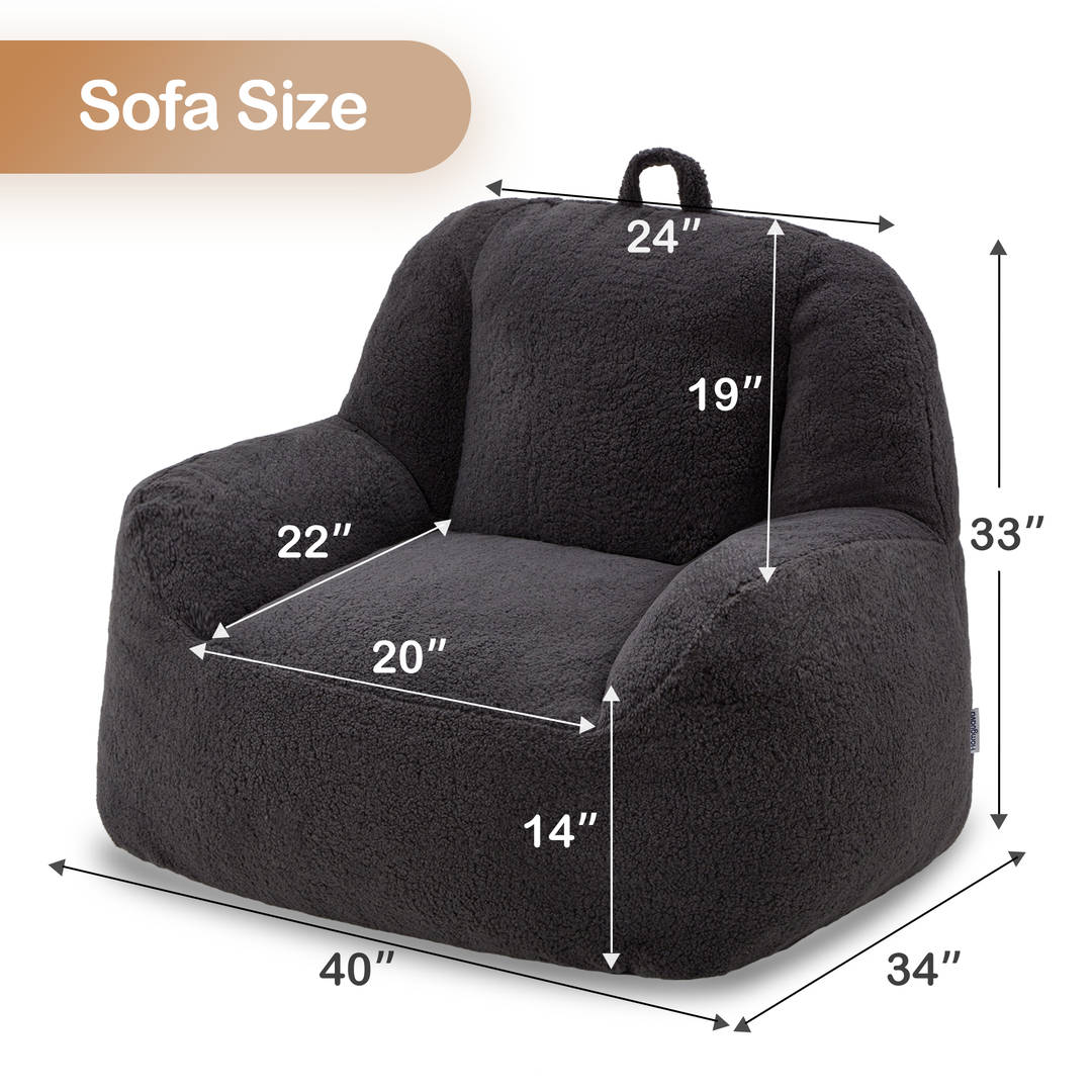 HABUTWAY® Single Bean Bag Sofa