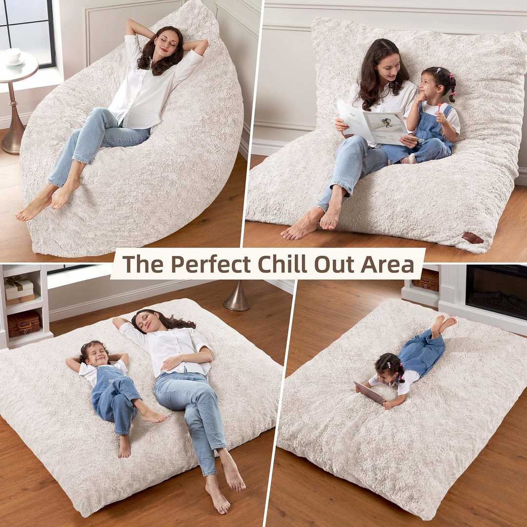 HABUTWAY® 3 in 1 Bean Bag Chair