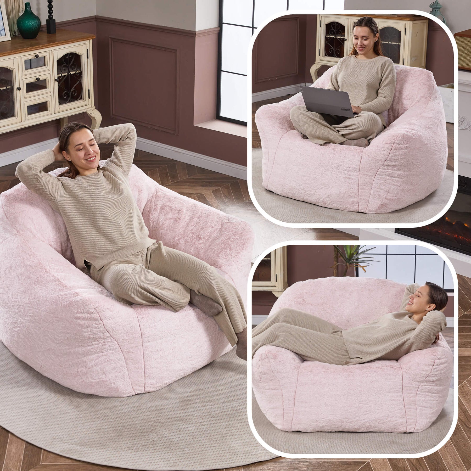 HABUTWAY® Giant Lazy Bean Bag Chair