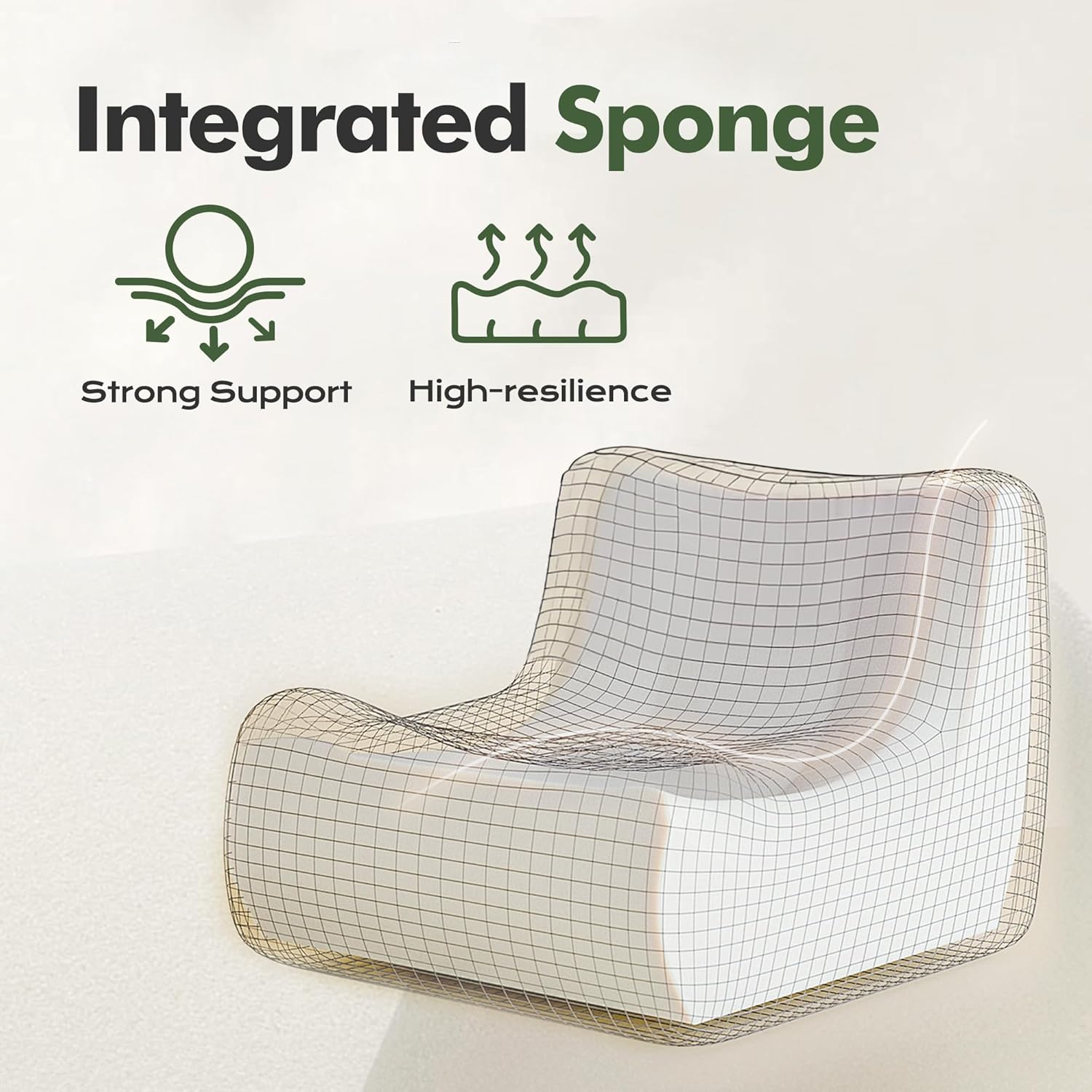 HABUTWAY® Memory Foam Chair