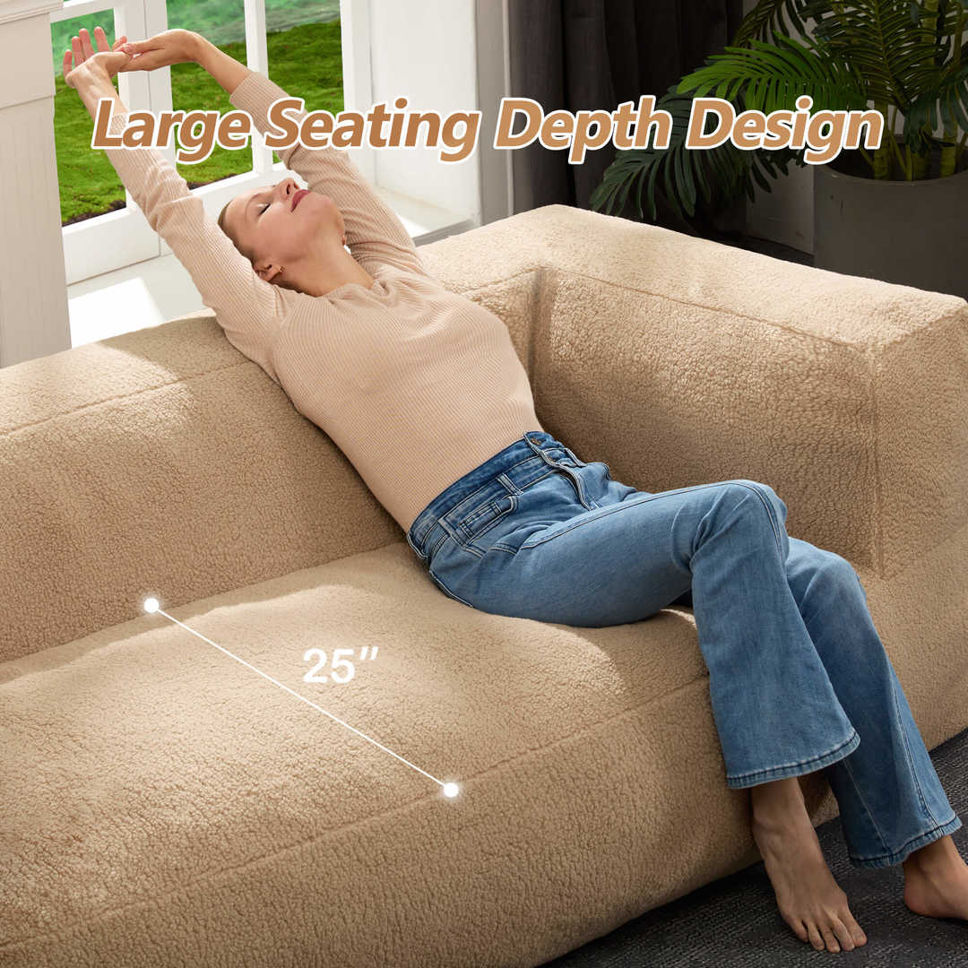 HABUTWAY® Modern Loveseat Couch Sofa