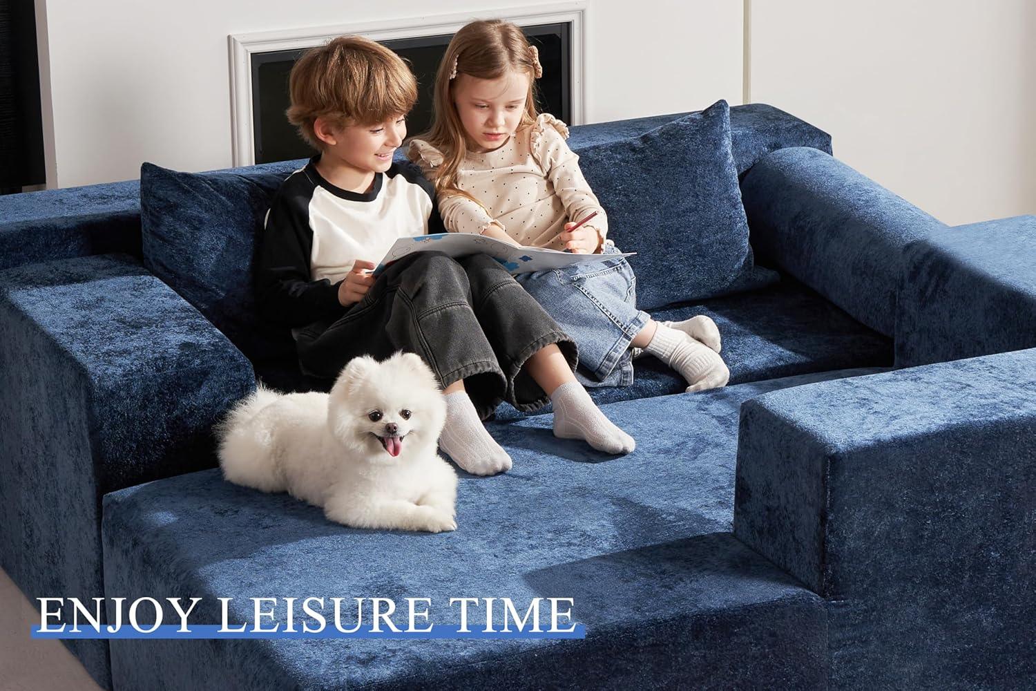 HABUTWAY®L-Shape Modular Sectional Sofa Couch