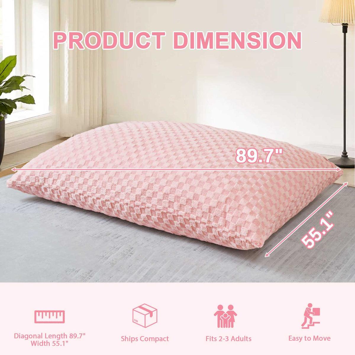 HABUTWAY® 4 in 1 Bean Bag Chair