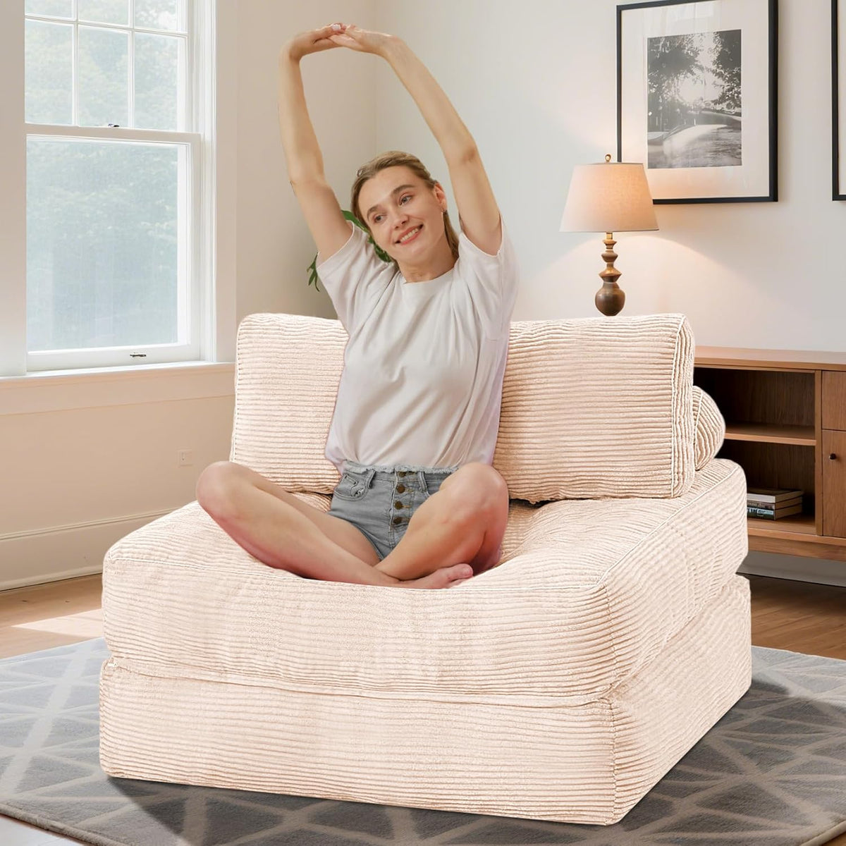 HABUTWAY® Convertible Sofa Bed with Pillow