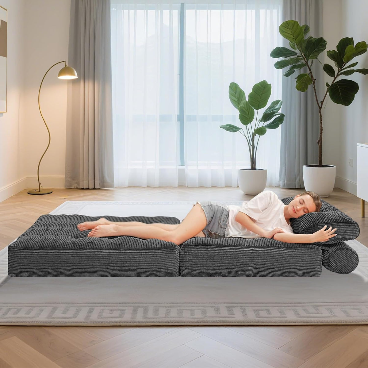 HABUTWAY® Convertible Sofa Bed with Pillow