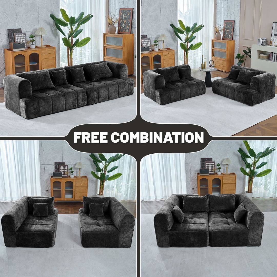 HABUTWAY® 103" Modular Sectional Sofa Couch